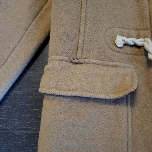 Aritzia TNA Wool Zipped Button Pea Duffle Coat Camel M - Picture 14 of 14